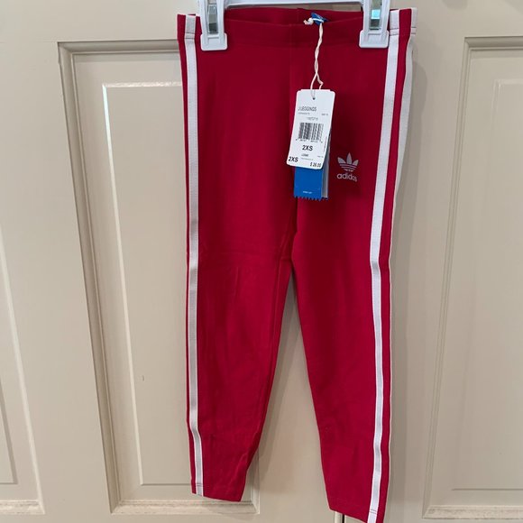 adidas Girl's Jogging Suit - Pink/White - Picture 7 of 10
